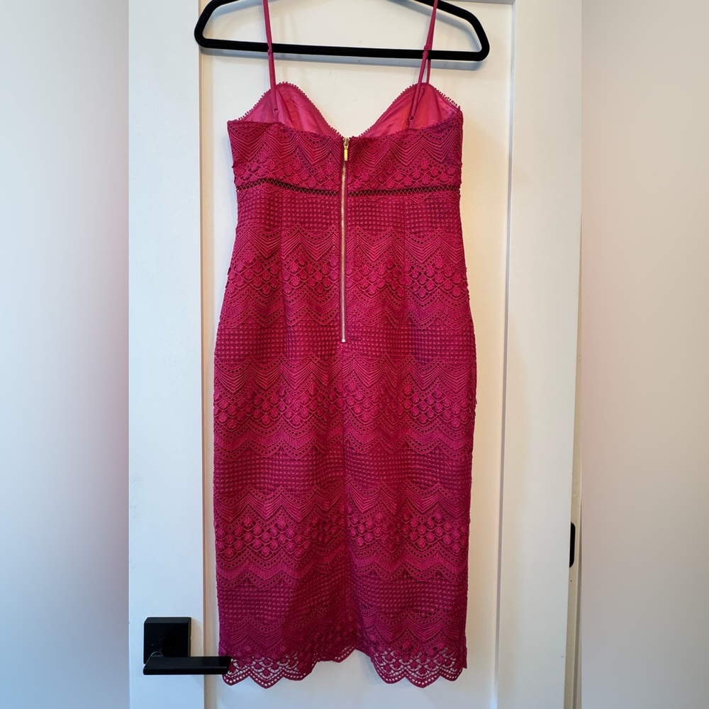 Ever New Raspberry Lace Midi Dress - Picture 3 of 4